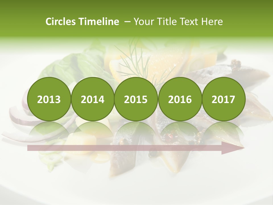 Christmas Nutritious Snack PowerPoint Template