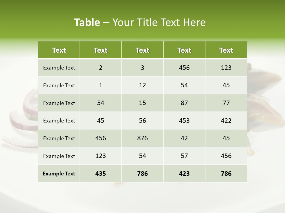 Christmas Nutritious Snack PowerPoint Template