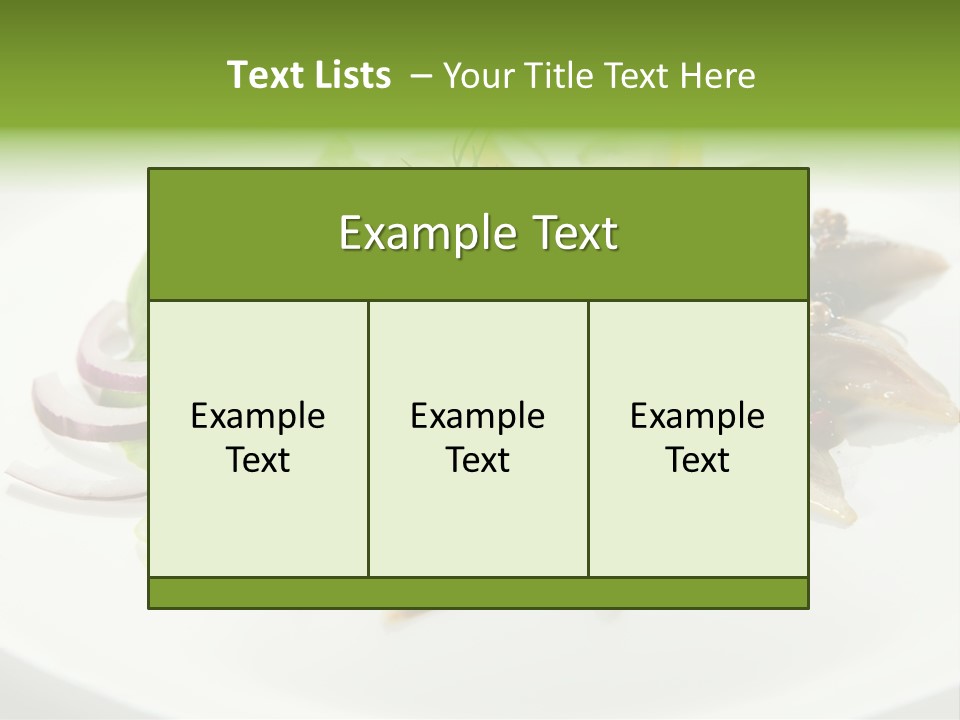 Christmas Nutritious Snack PowerPoint Template