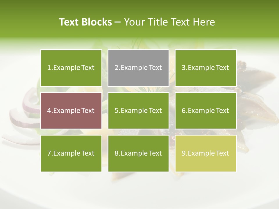 Christmas Nutritious Snack PowerPoint Template