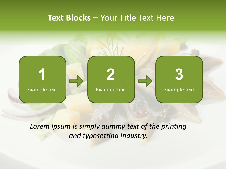 Christmas Nutritious Snack PowerPoint Template