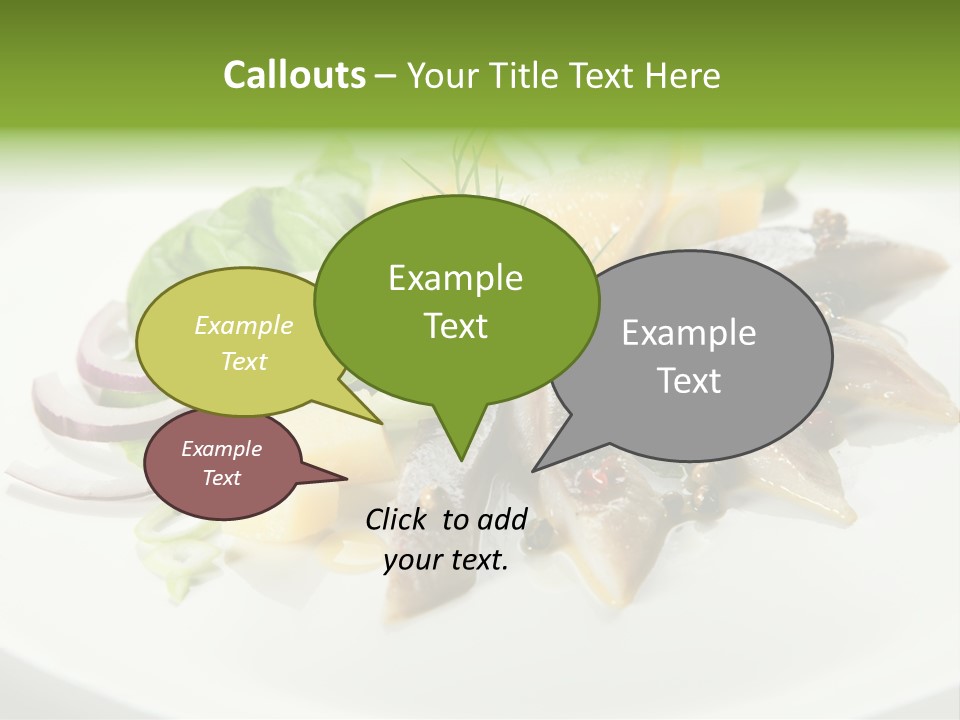 Christmas Nutritious Snack PowerPoint Template