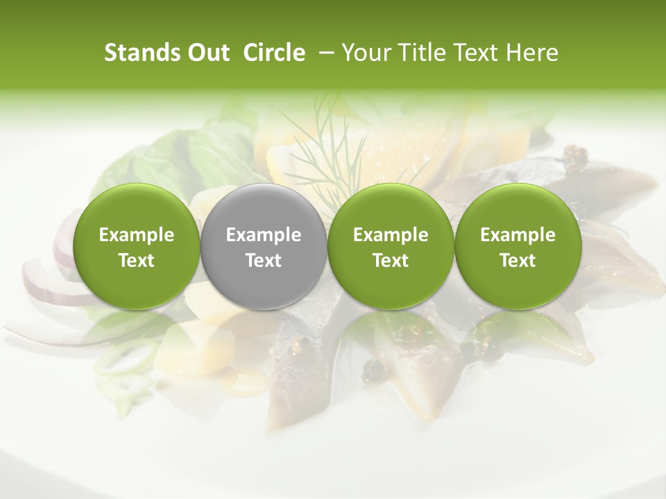 Christmas Nutritious Snack PowerPoint Template