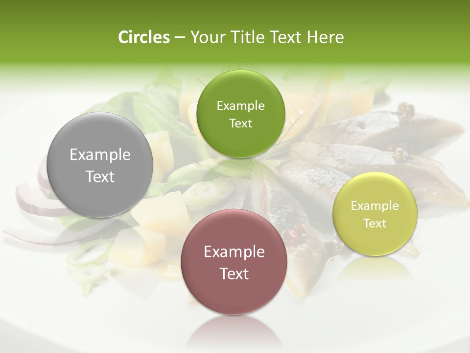 Christmas Nutritious Snack PowerPoint Template