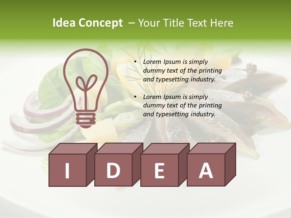 Christmas Nutritious Snack PowerPoint Template