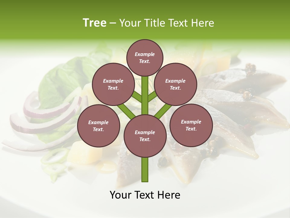 Christmas Nutritious Snack PowerPoint Template