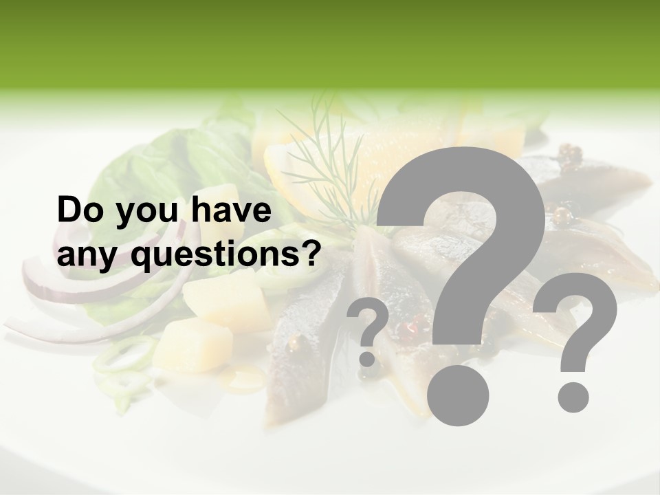 Christmas Nutritious Snack PowerPoint Template