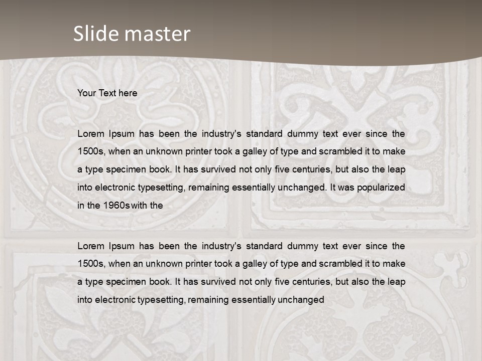 Kitchen Material Background PowerPoint Template