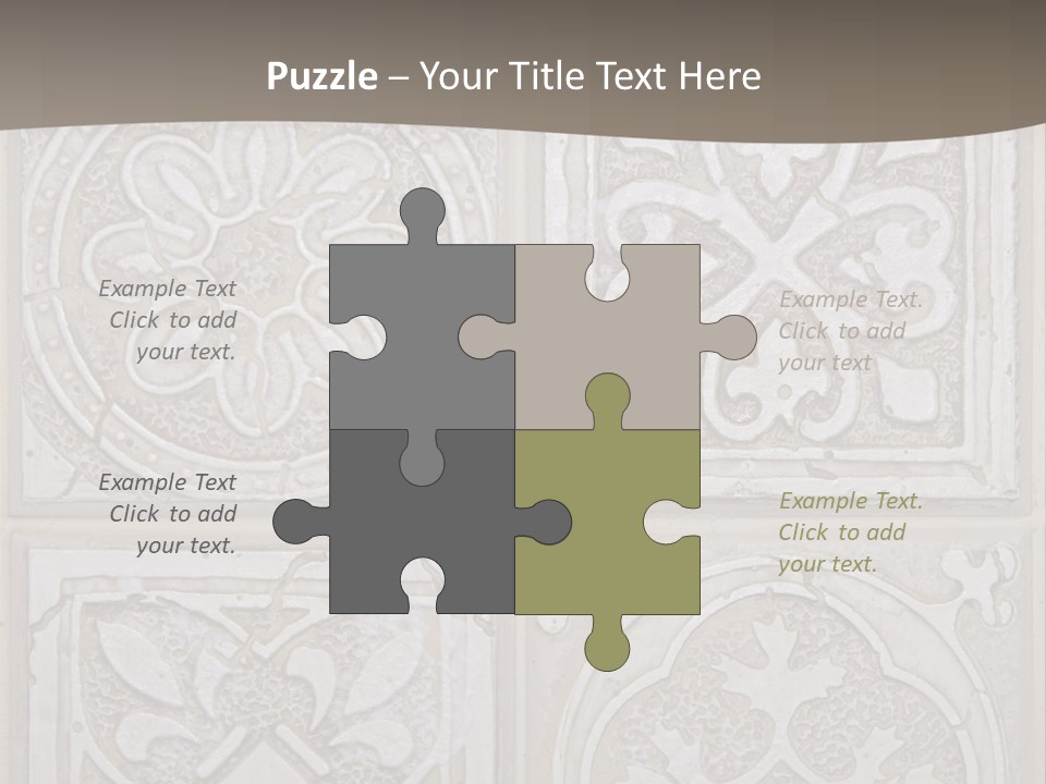 Kitchen Material Background PowerPoint Template