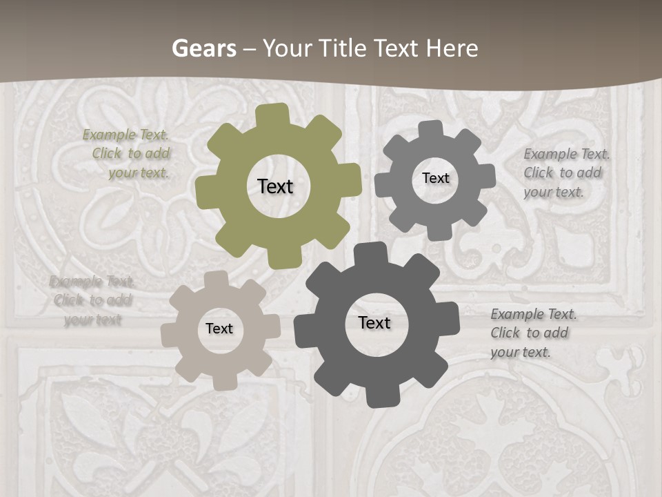 Kitchen Material Background PowerPoint Template