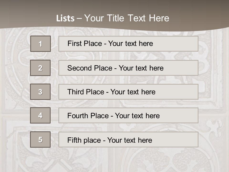 Kitchen Material Background PowerPoint Template