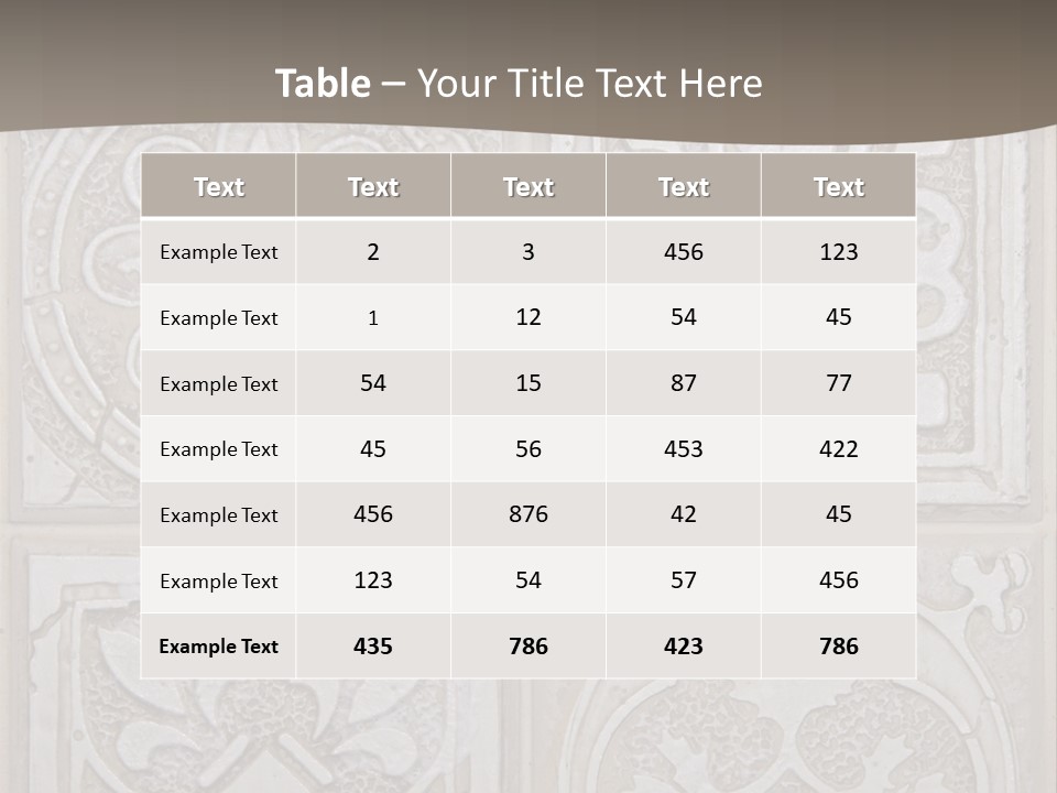 Kitchen Material Background PowerPoint Template