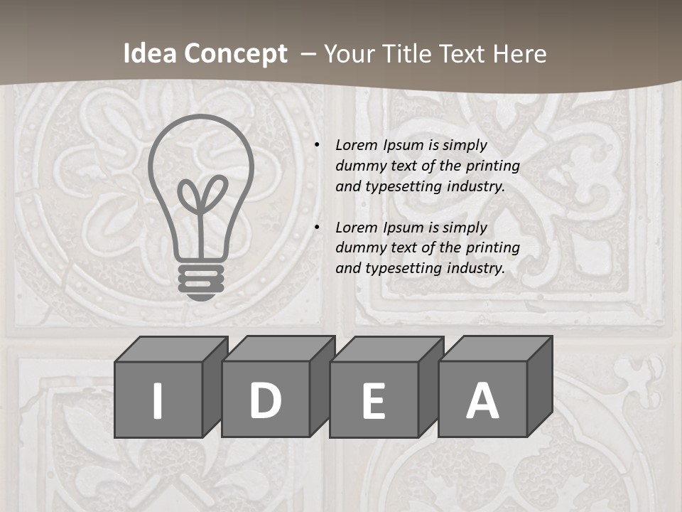 Kitchen Material Background PowerPoint Template