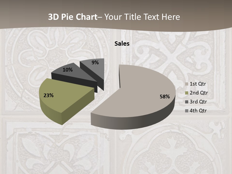 Kitchen Material Background PowerPoint Template