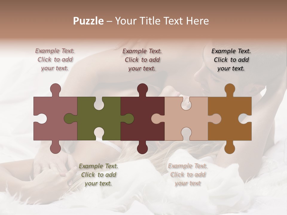 Beauty Healthy Couple PowerPoint Template