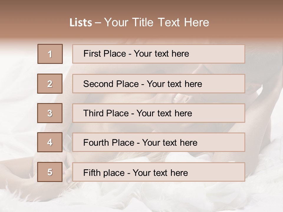 Beauty Healthy Couple PowerPoint Template