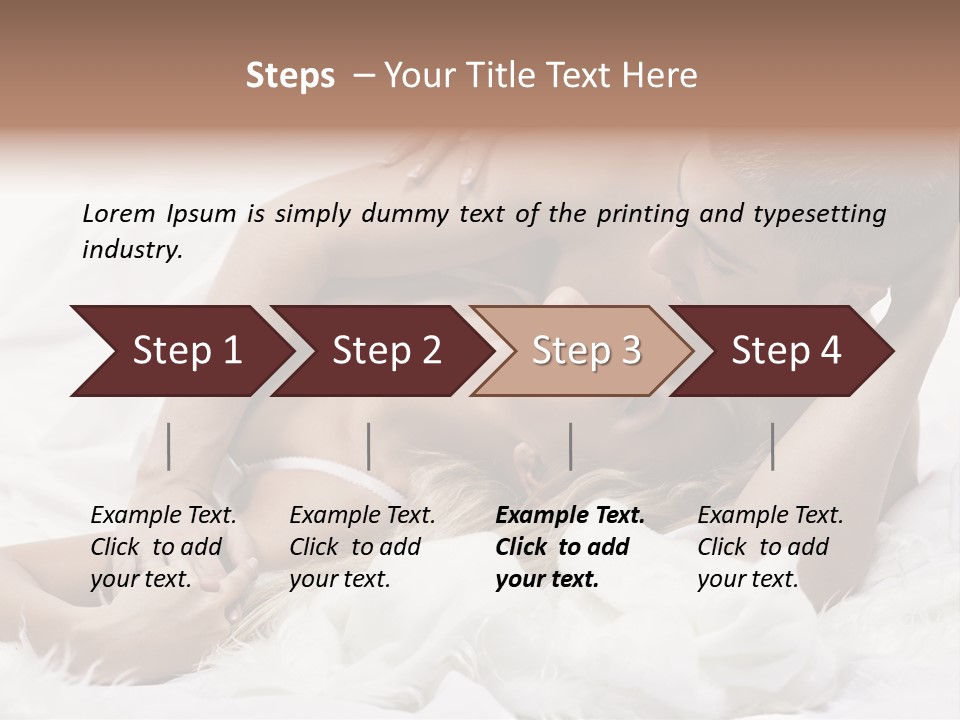 Beauty Healthy Couple PowerPoint Template