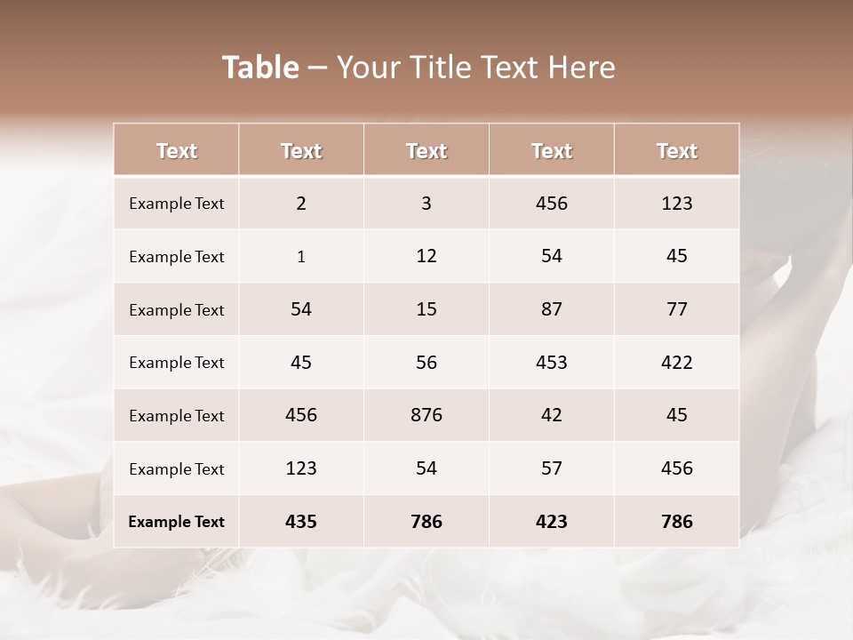 Beauty Healthy Couple PowerPoint Template