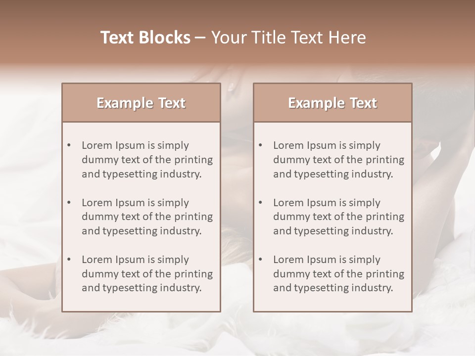 Beauty Healthy Couple PowerPoint Template