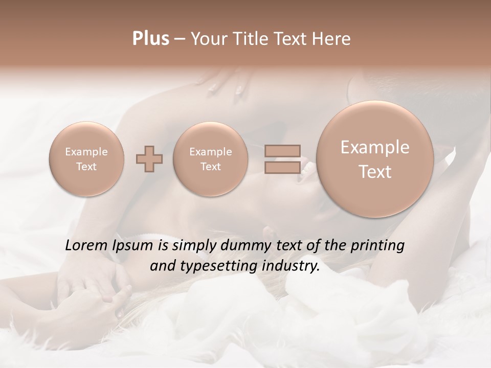 Beauty Healthy Couple PowerPoint Template