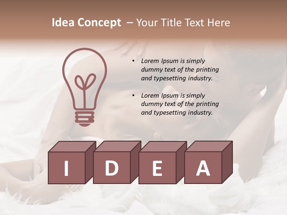 Beauty Healthy Couple PowerPoint Template