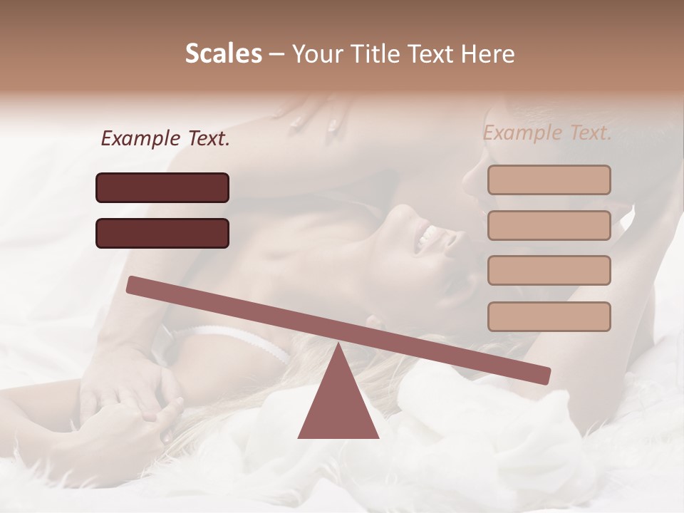 Beauty Healthy Couple PowerPoint Template