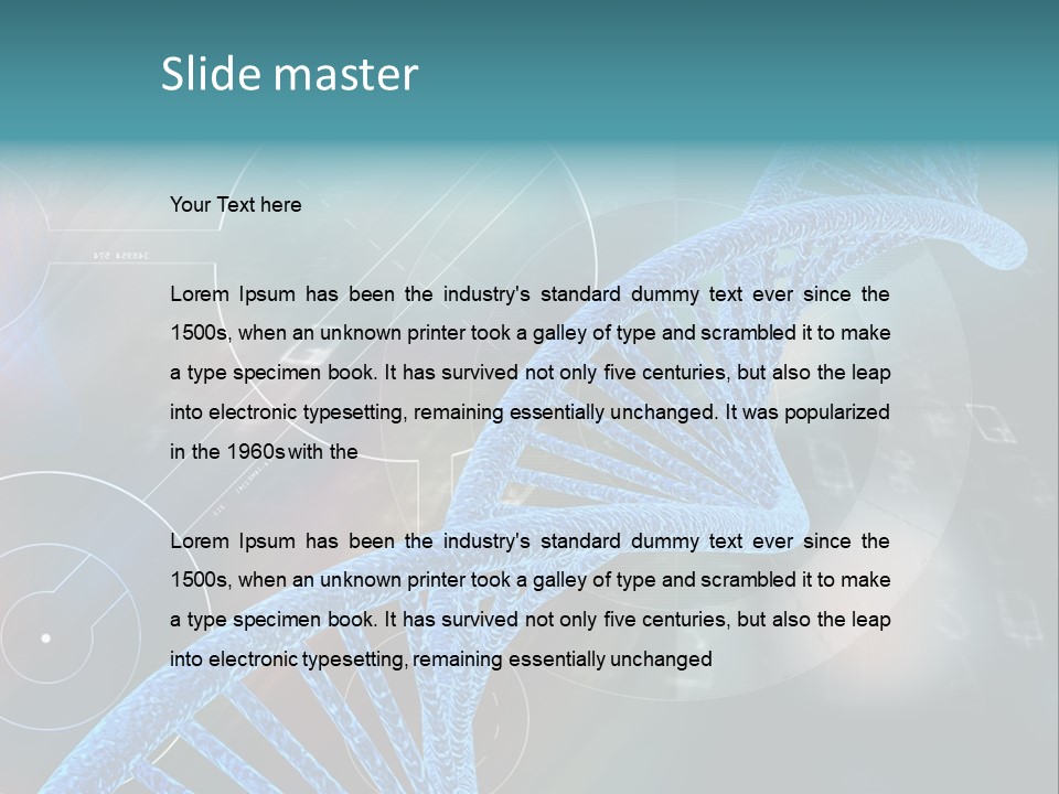 Imagination Chromosome Behaviour PowerPoint Template