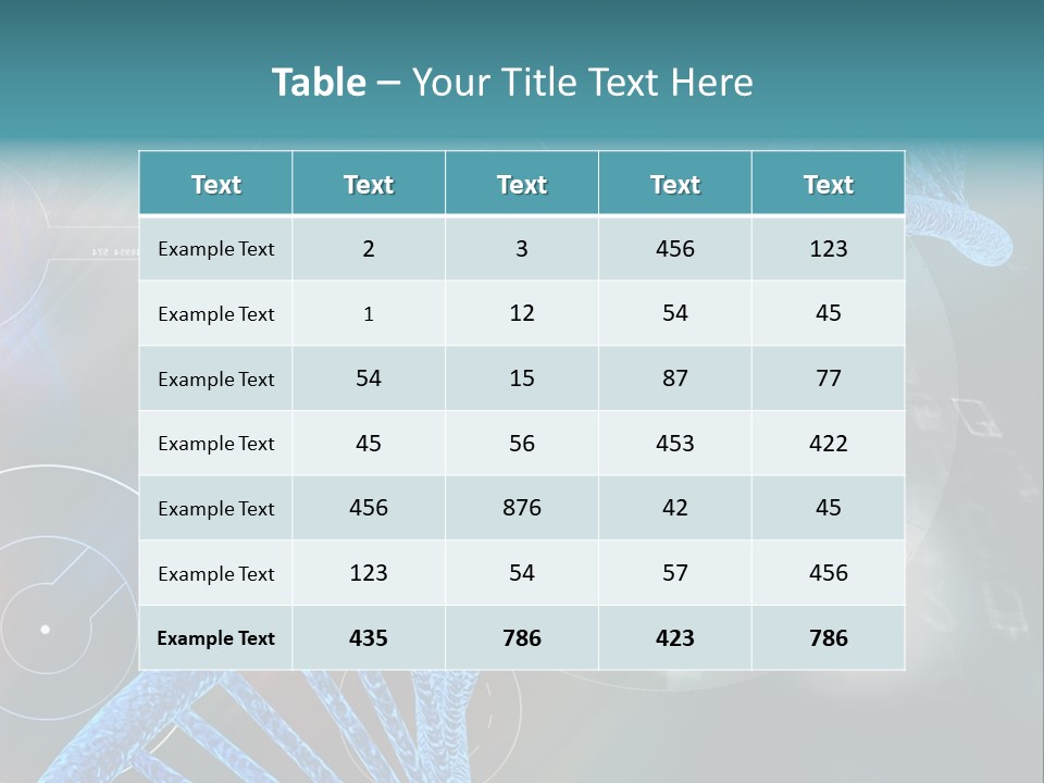 Imagination Chromosome Behaviour PowerPoint Template
