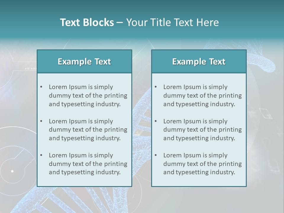 Imagination Chromosome Behaviour PowerPoint Template