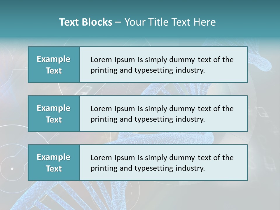 Imagination Chromosome Behaviour PowerPoint Template