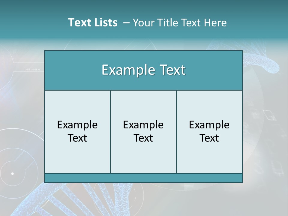 Imagination Chromosome Behaviour PowerPoint Template