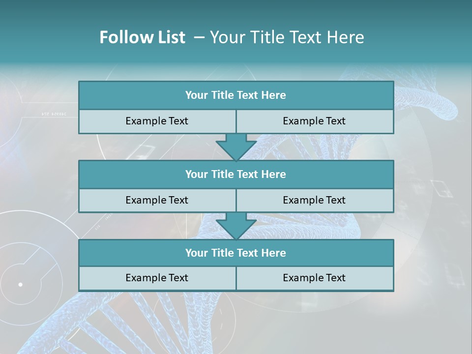 Imagination Chromosome Behaviour PowerPoint Template