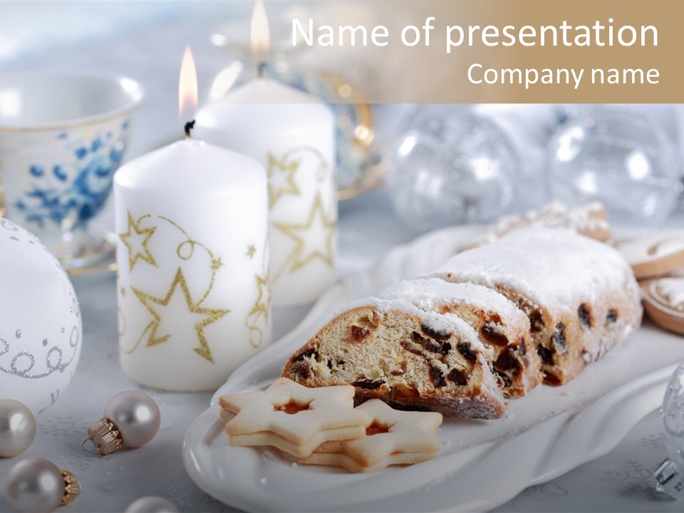 Decoration Food Holiday PowerPoint Template