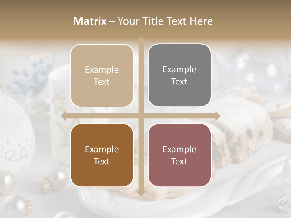 Decoration Food Holiday PowerPoint Template