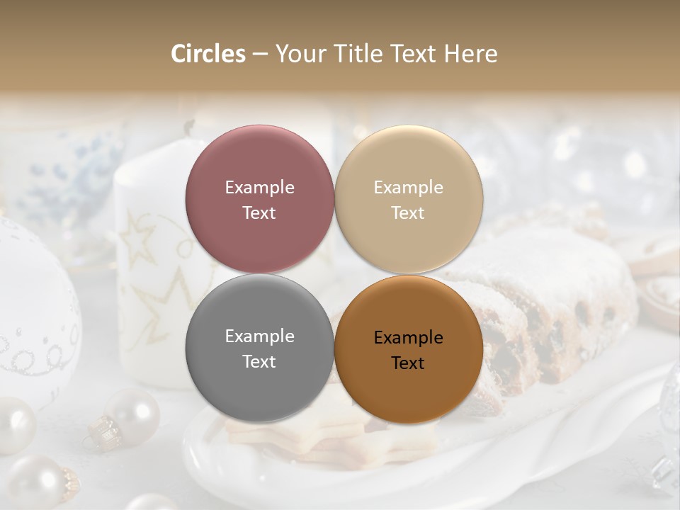 Decoration Food Holiday PowerPoint Template