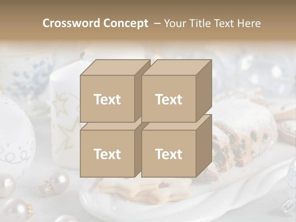 Decoration Food Holiday PowerPoint Template