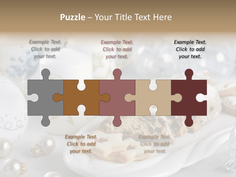 Decoration Food Holiday PowerPoint Template