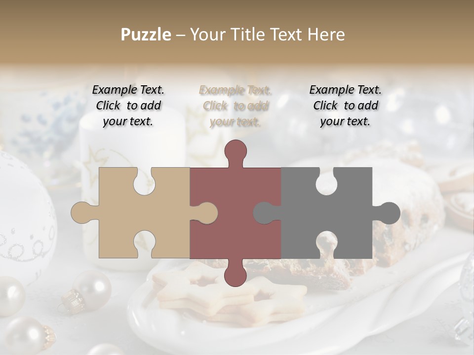 Decoration Food Holiday PowerPoint Template