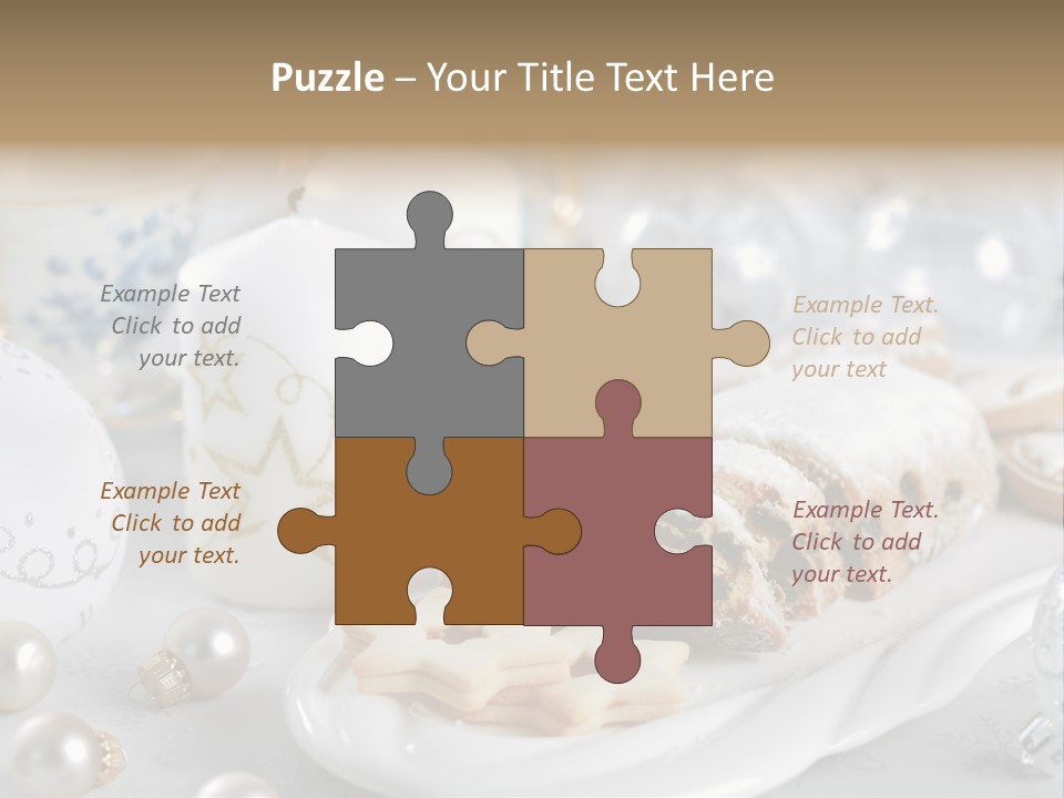 Decoration Food Holiday PowerPoint Template