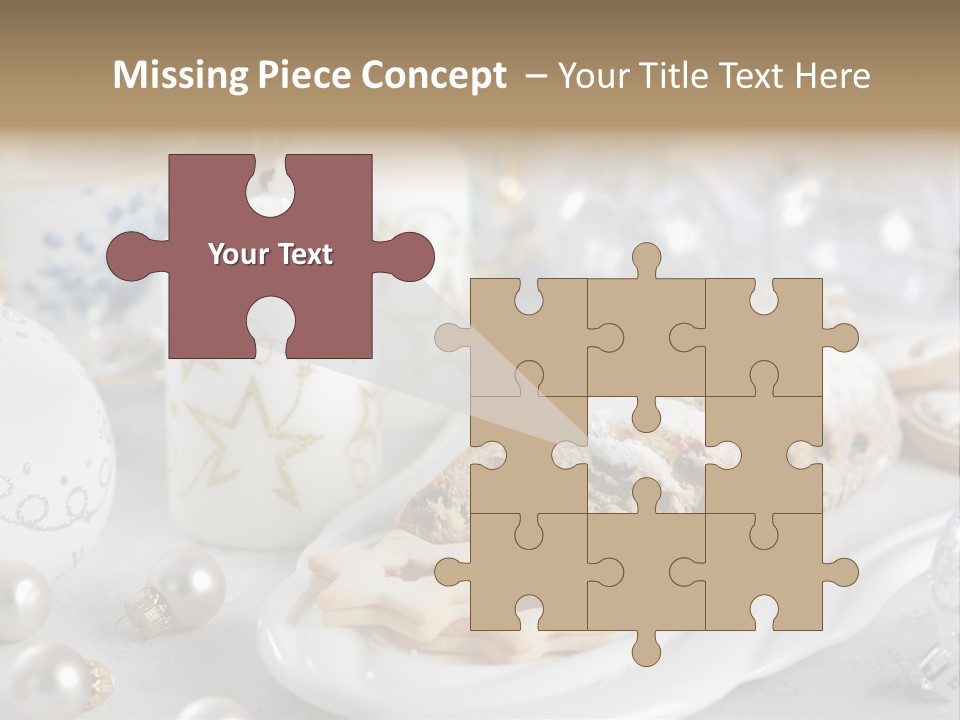 Decoration Food Holiday PowerPoint Template