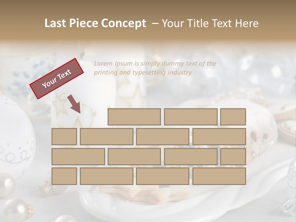 Decoration Food Holiday PowerPoint Template