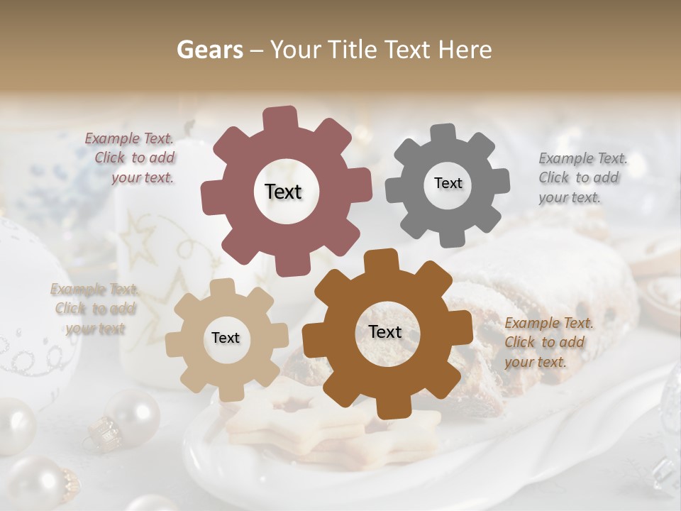 Decoration Food Holiday PowerPoint Template