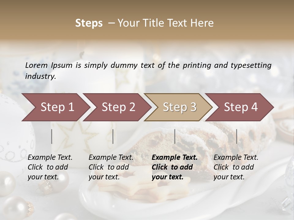 Decoration Food Holiday PowerPoint Template