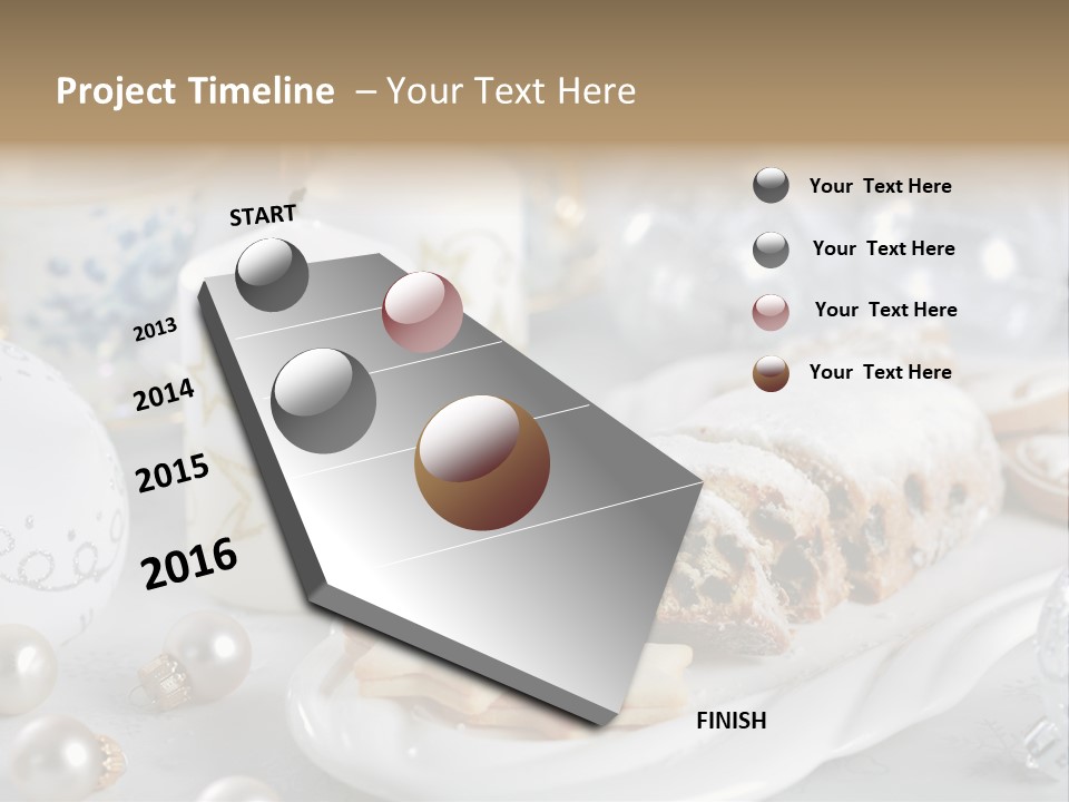 Decoration Food Holiday PowerPoint Template