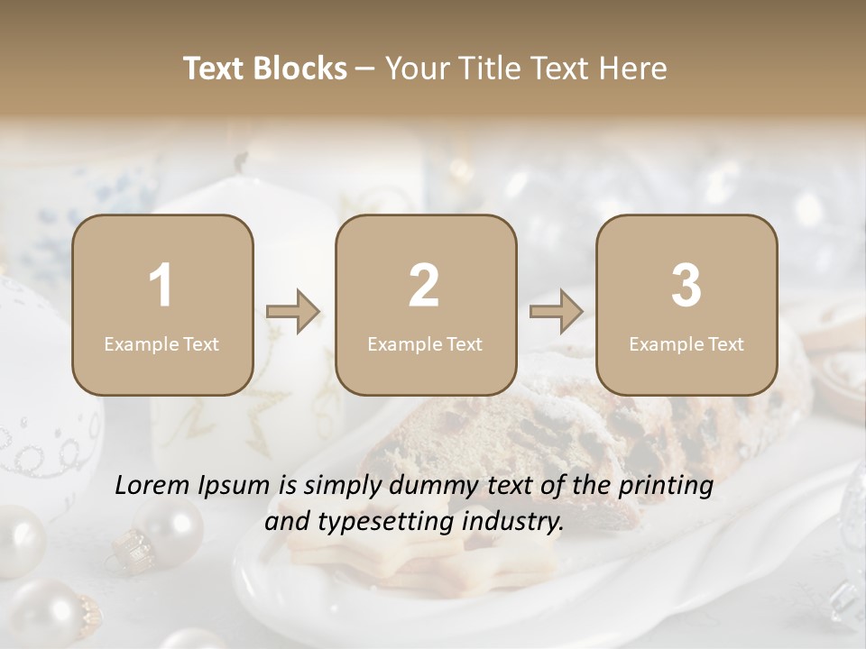 Decoration Food Holiday PowerPoint Template