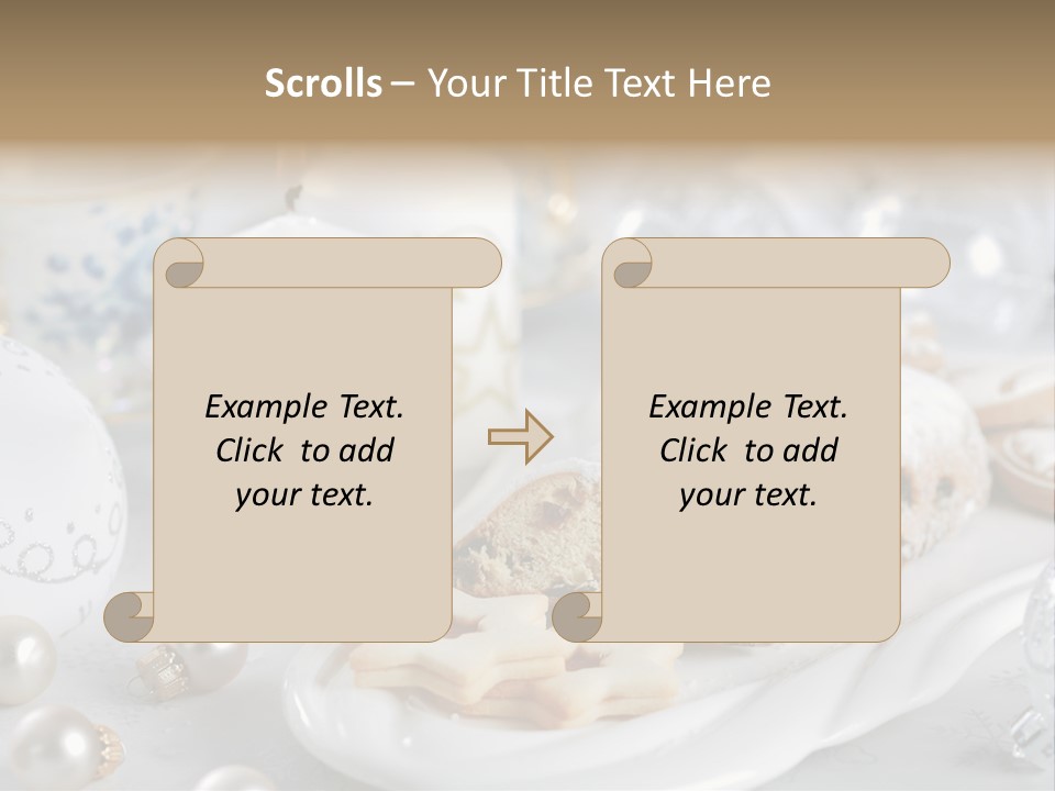 Decoration Food Holiday PowerPoint Template