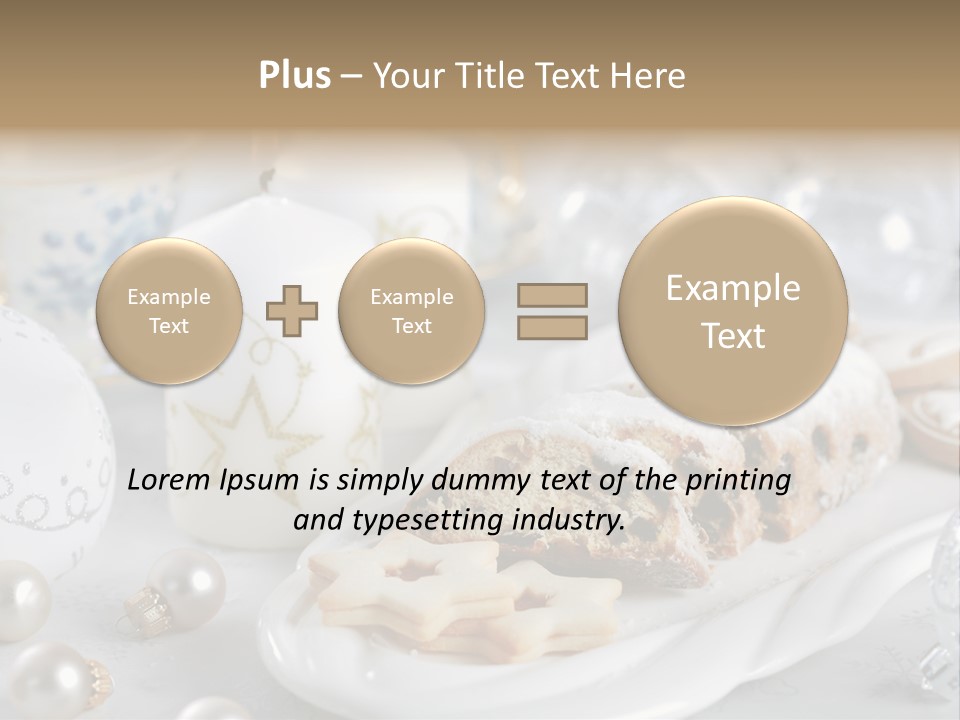 Decoration Food Holiday PowerPoint Template