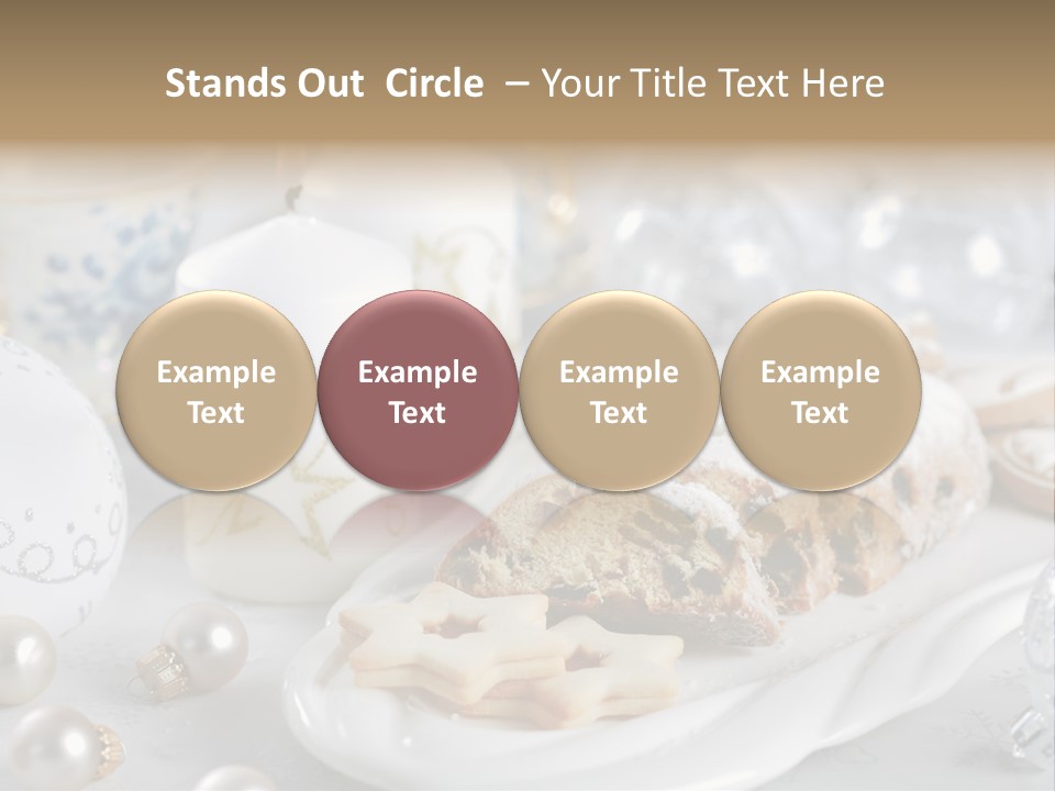 Decoration Food Holiday PowerPoint Template