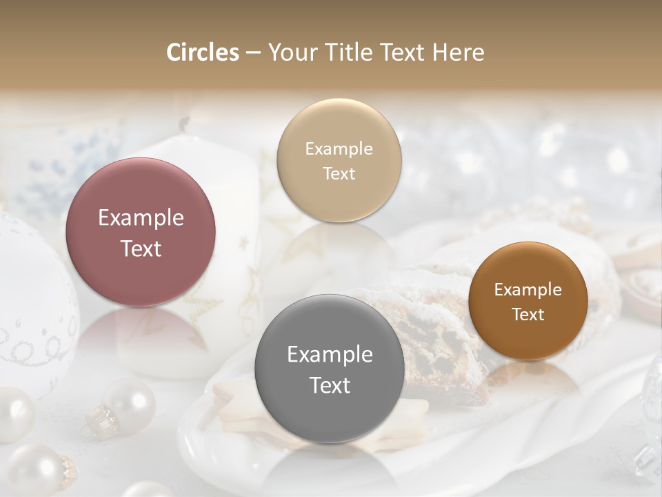 Decoration Food Holiday PowerPoint Template