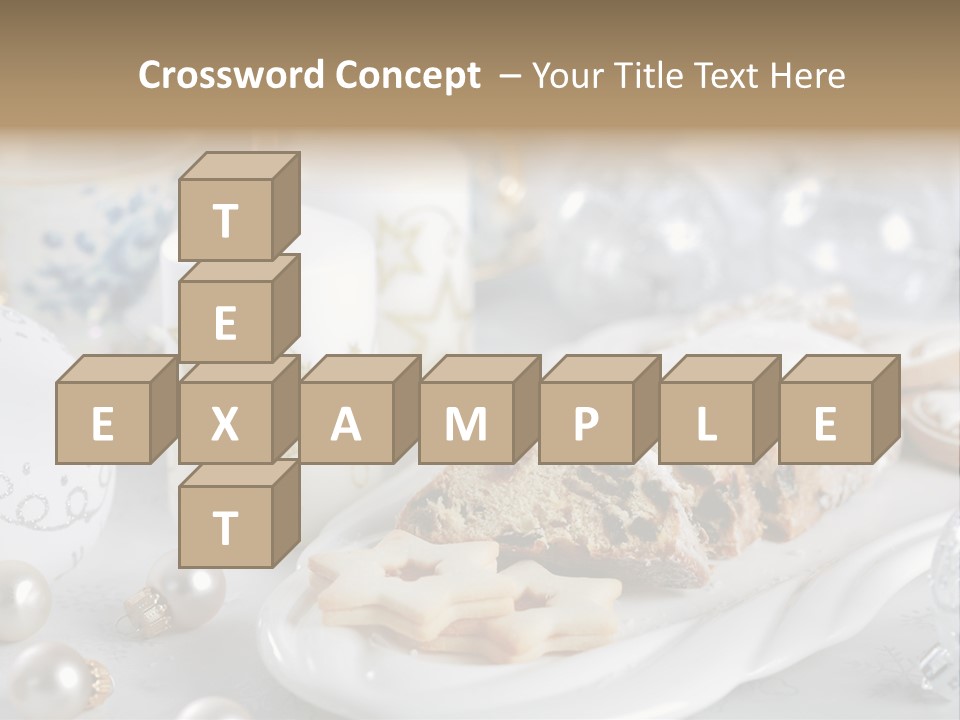 Decoration Food Holiday PowerPoint Template